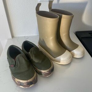Vans and Pehr Rain boots Bundle